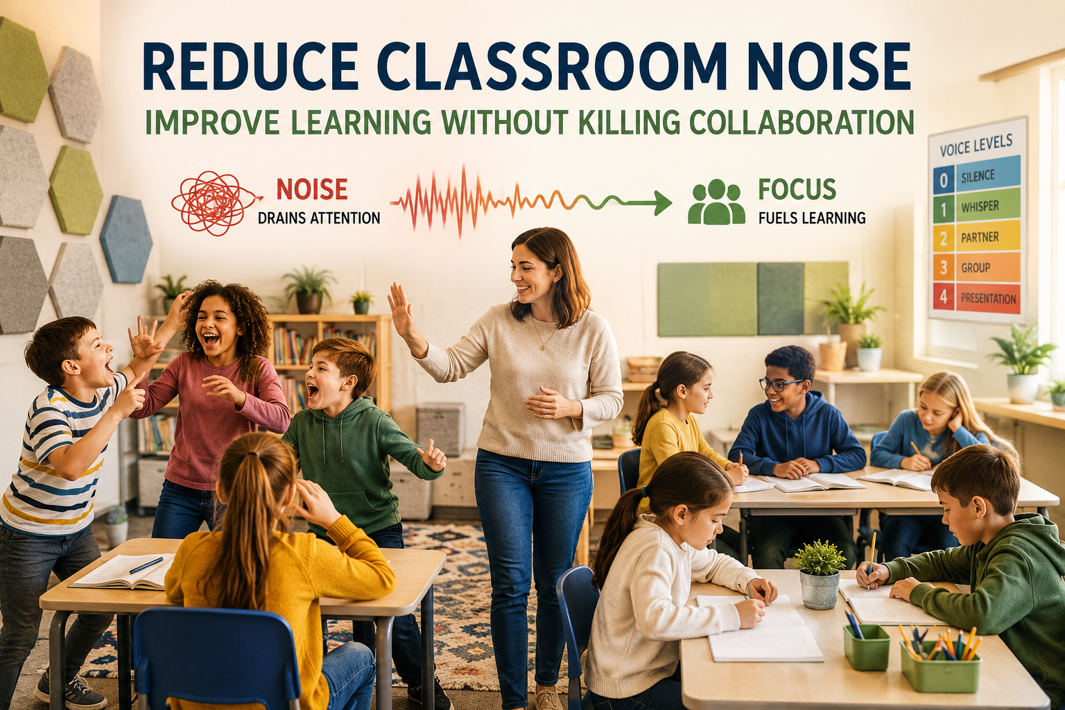 How to Reduce Classroom Noise and Improve Learning Without Killing Collaboration